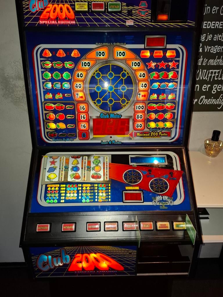 Club 2000 Special Edition Gokkast, Euro, Ophalen of Verzenden, Gebruikt, Met sleutels