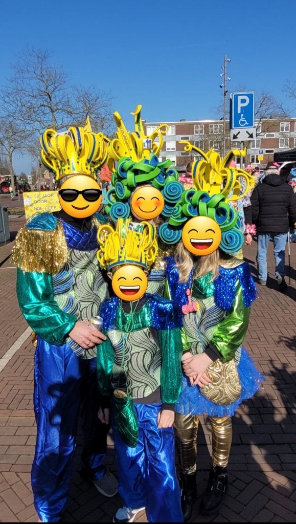 Carnaval groep feest/kroon, Carnaval, Zo goed als nieuw, Kleding, Ophalen