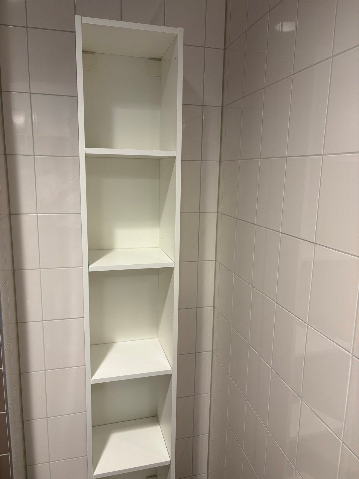 IKEA Wit smal badkamerkastje 30x25x190 cm, Ophalen, (Half)hoge kast, Minder dan 50 cm, Gebruikt