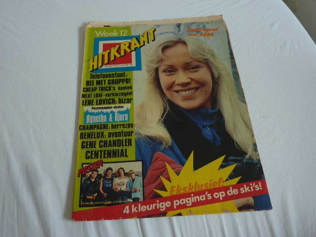 HITKRANT NR 12 1979-ABBA-HERMAN BROOD-CHAMPAGNE-L LOVICH, Ophalen of Verzenden, 1960 tot 1980, Tijdschrift