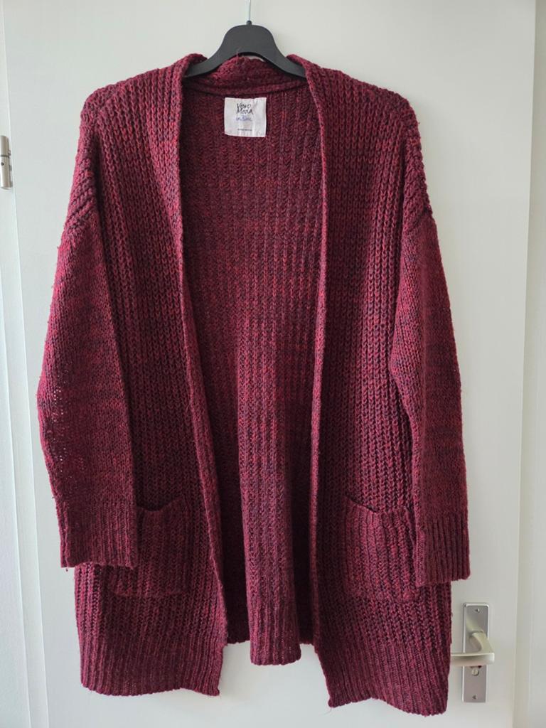 Rood lang vest Vero Moda maat L, Ophalen of Verzenden, Zo goed als nieuw, Maat 42/44 (L), Rood