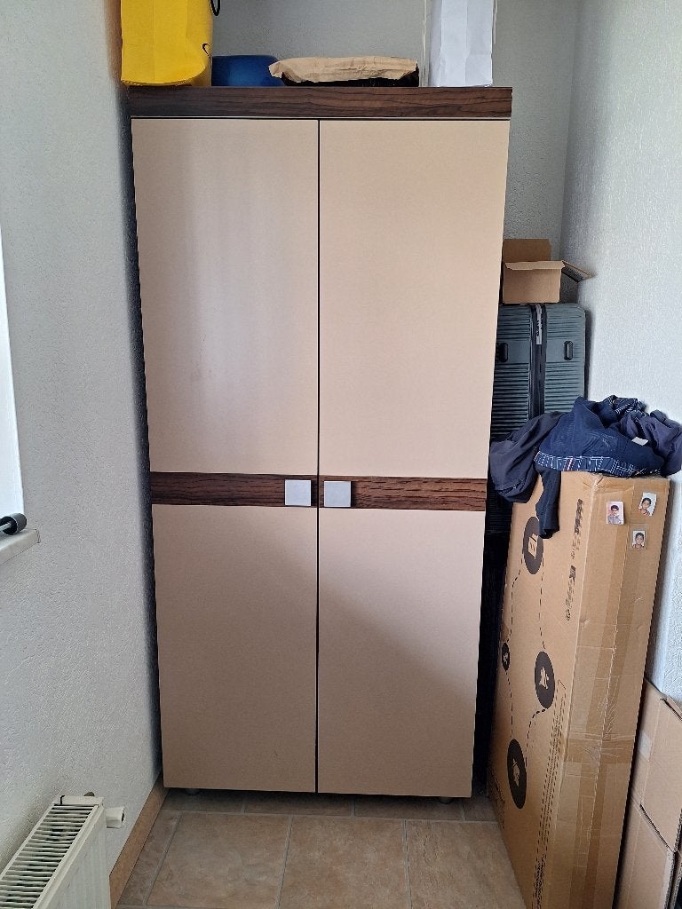 Kledingkast, Huis en Inrichting, Ophalen, Gebruikt, 100 tot 150 cm, Eikenhout