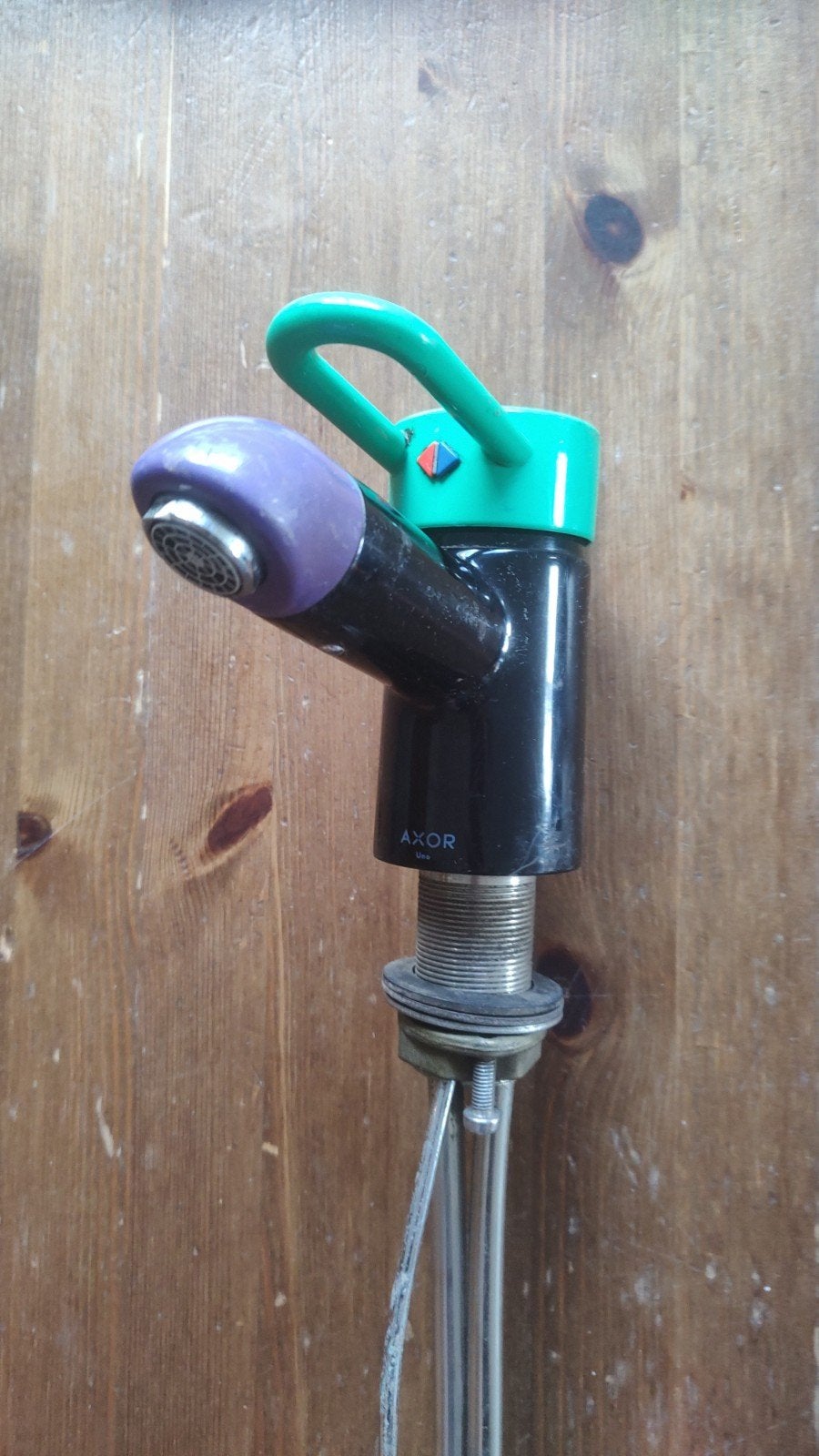 Hansgrohe Axor wastafel Kraan, Ophalen of Verzenden, Gebruikt, Rvs, Kraan