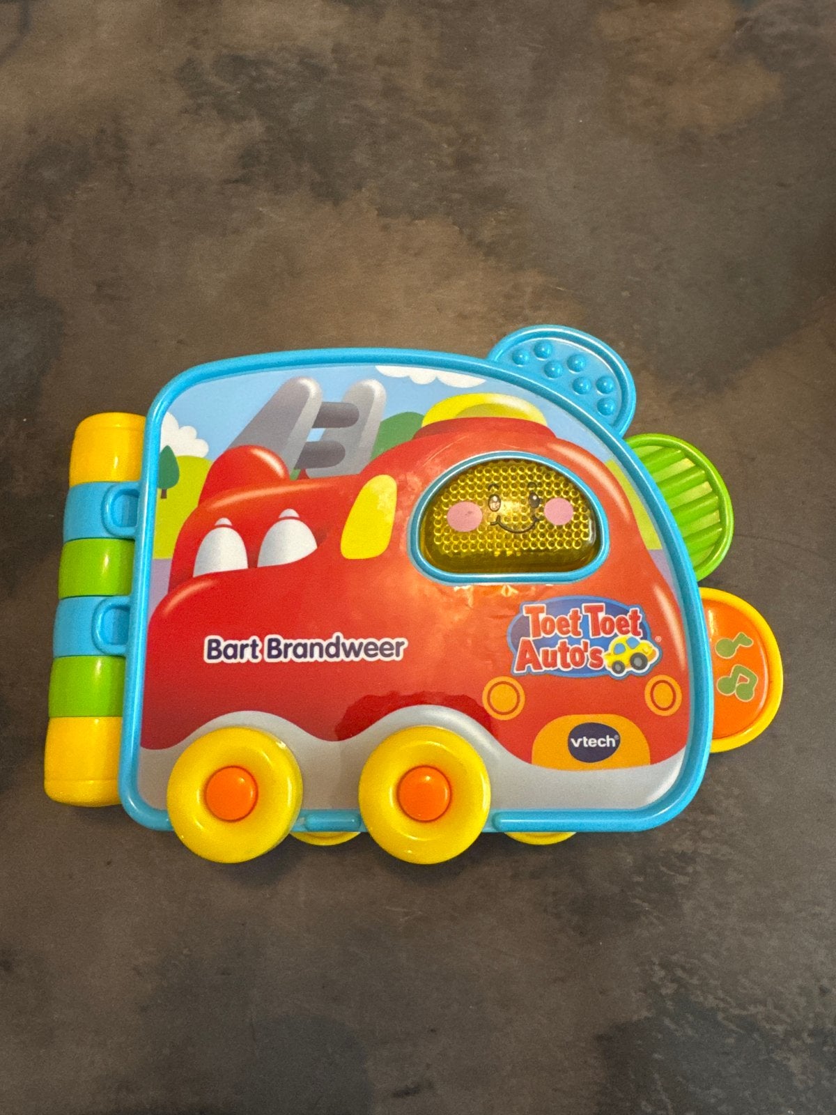 VTech Toet Toet Auto's Bart Brandweer boekje, Kinderen en Baby's, Speelgoed | Vtech, Ophalen of Verzenden, Gebruikt, 0 tot 6 maanden