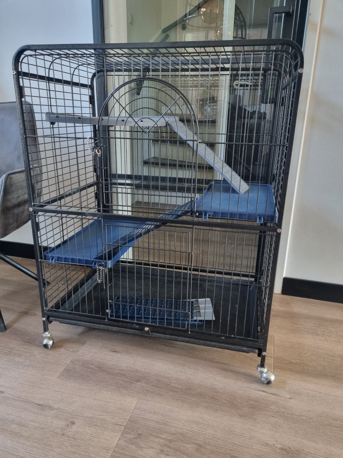 kooi knaagdieren/ fretten, Dieren en Toebehoren, Ophalen, Kooi, Zo goed als nieuw, Eekhoorn