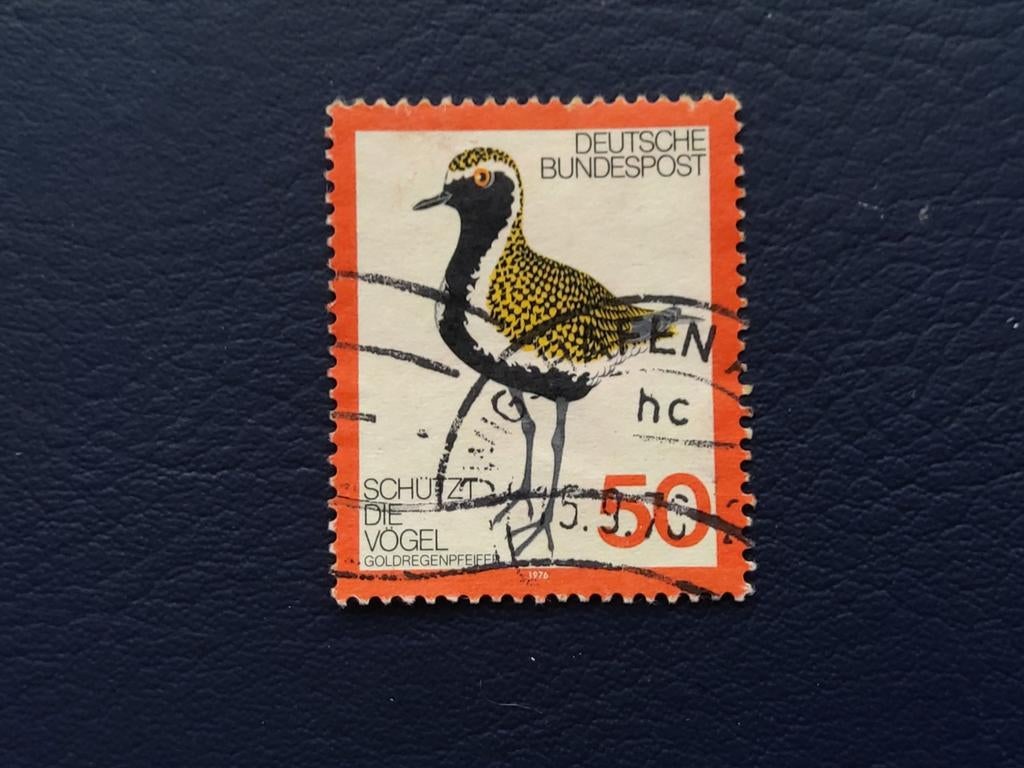 Duitse postzegel - Goudplevier - Gestempeld, Ophalen of Verzenden, BRD, Gestempeld