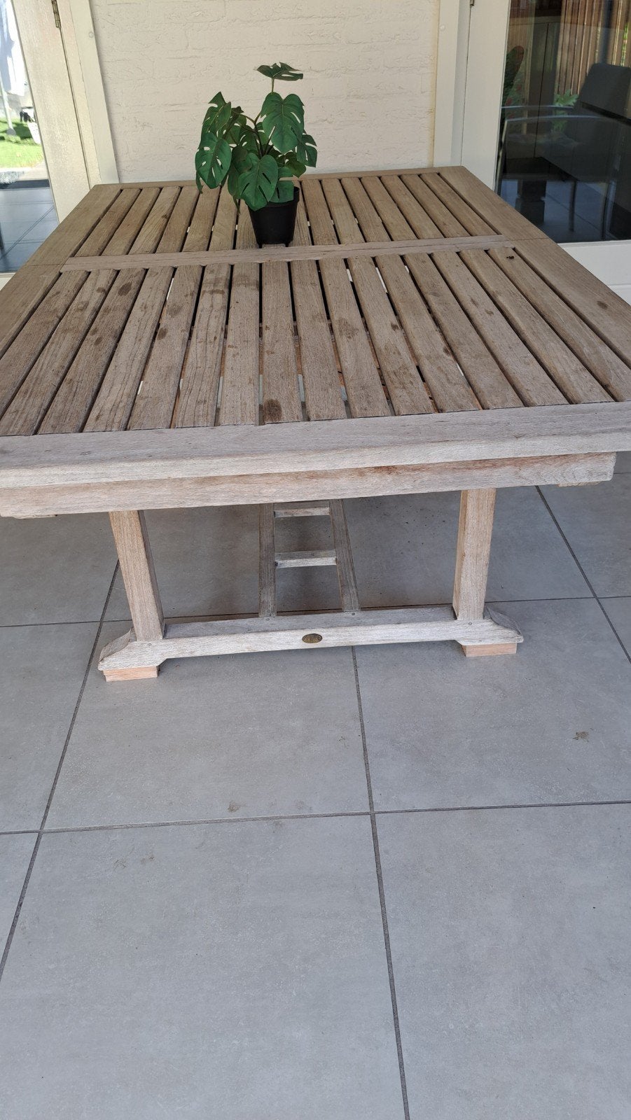 teak tuintafel,  TEAB, Tuin en Terras, Tuintafels, Ophalen, Gebruikt, Rechthoekig, Teakhout