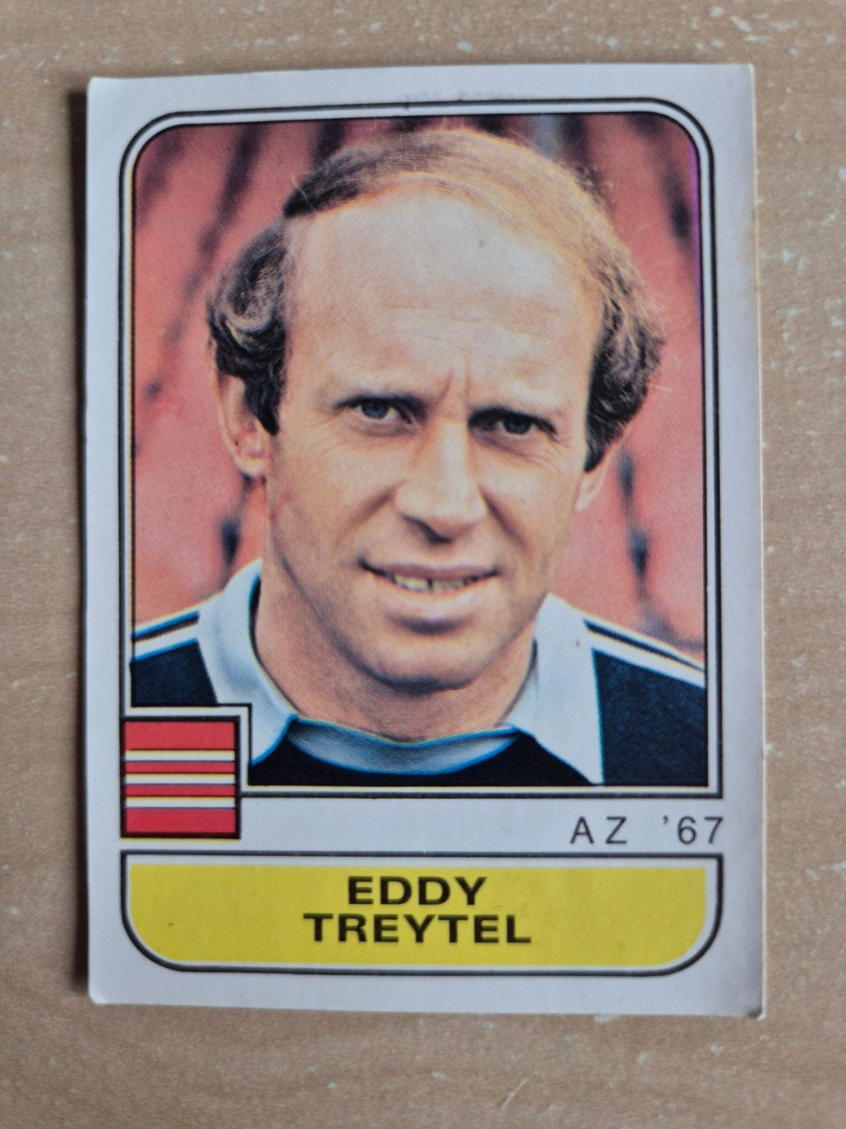 Panini Voetbal 82 Eddy Treytel AZ'67, Verzamelen, Sportartikelen en Voetbal, Ophalen of Verzenden, Zo goed als nieuw, AZ, Poster, Plaatje of Sticker