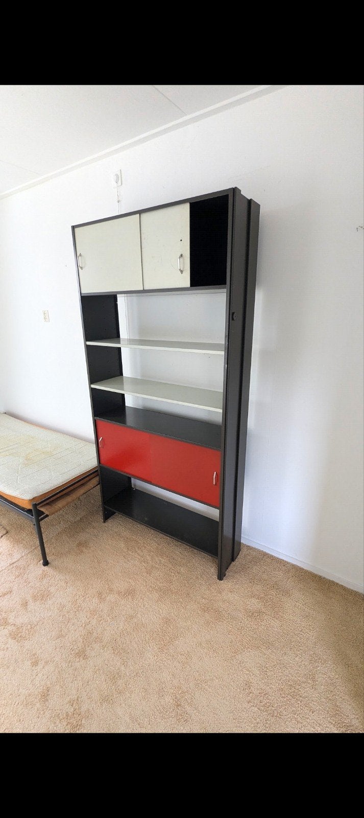 Zeldzame modulaire boekenkast van Tjerk Reijenga, Ophalen, 100 tot 150 cm, 200 cm of meer, Overige materialen