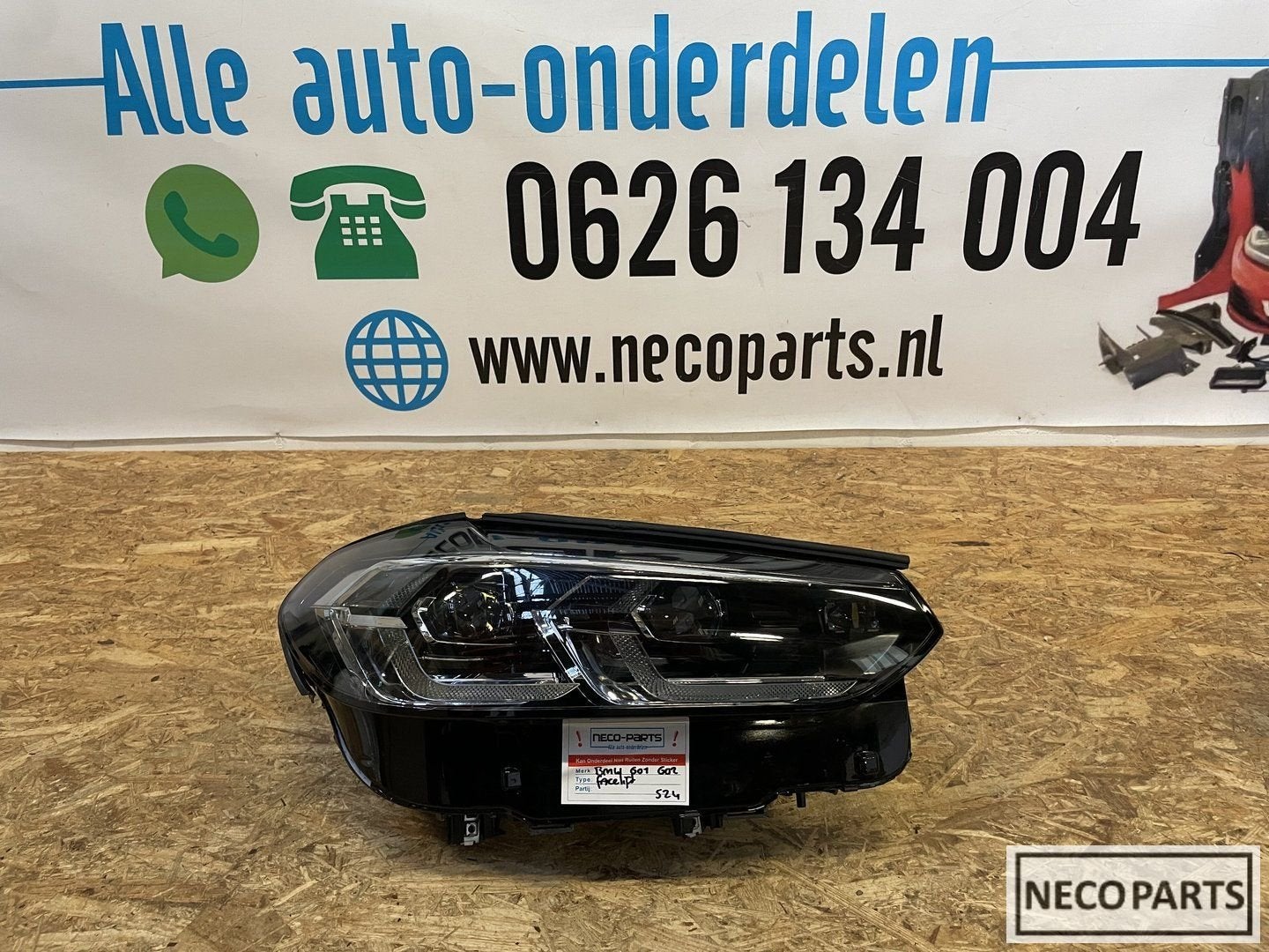 BMW G01 X3 G02 X4 LED KOPLAMP COMPLEET ORIGINEEL 9850500, -, -, -