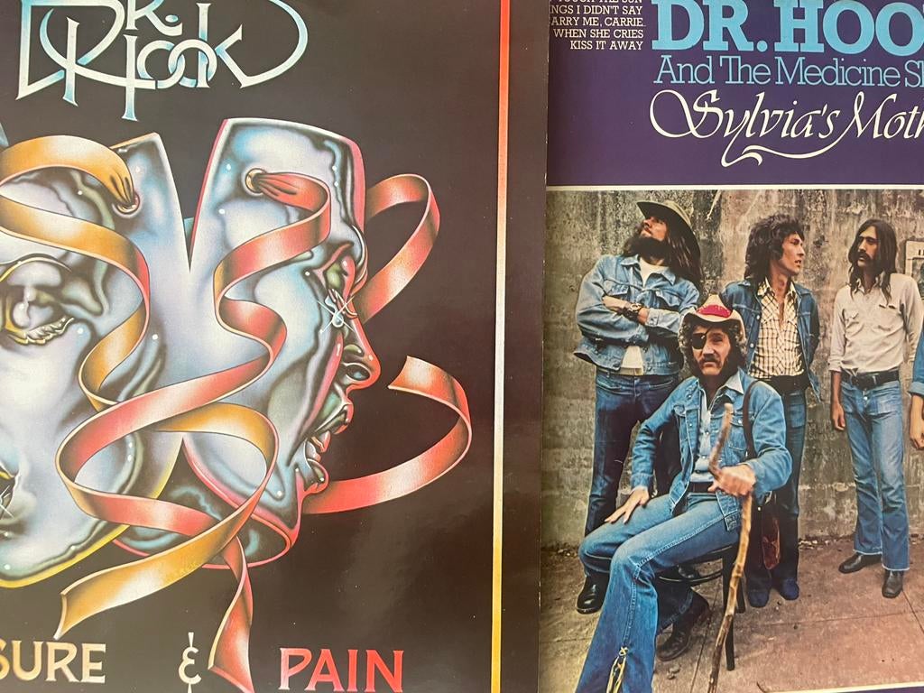 4 lps dr hook collectie, Cd's en Dvd's, Vinyl | Rock, Ophalen of Verzenden, Zo goed als nieuw