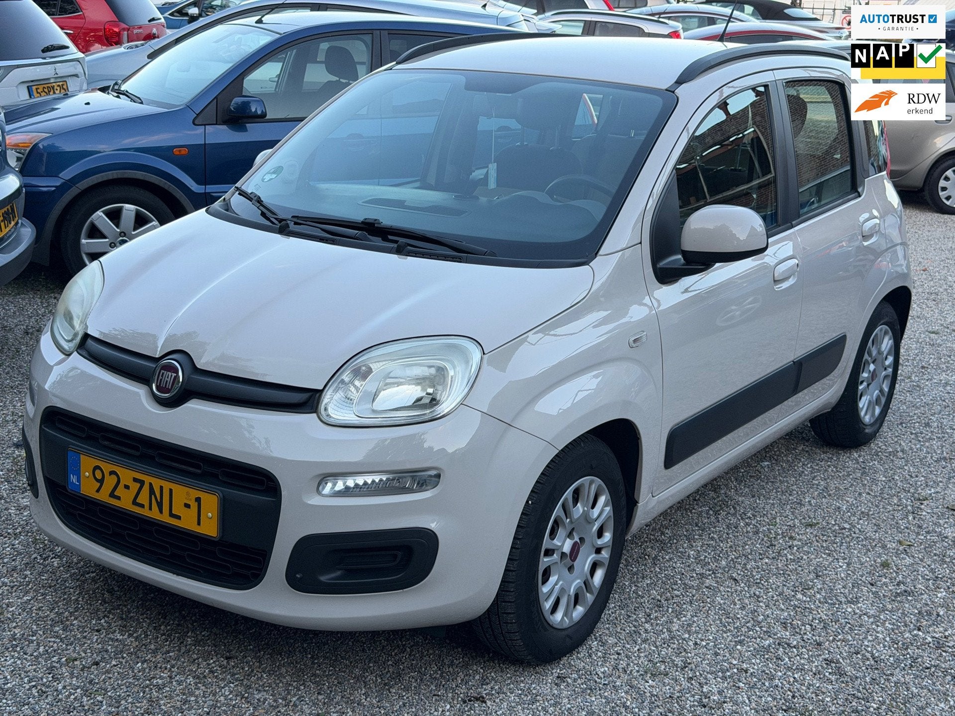 Fiat Panda 0.9 TwinAir Easy Airco Nieuwe Apk Nette Auto, Euro 5, Panda, Beige, Origineel Nederlands