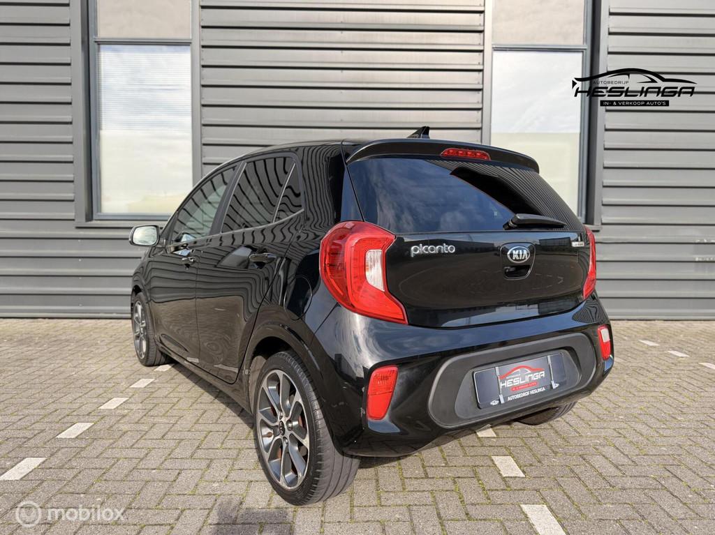 Kia Picanto 1.0 CVVT Design Edition | Leder, Auto's, Kia, Voorwielaandrijving, Gebruikt, Euro 6, Zwart