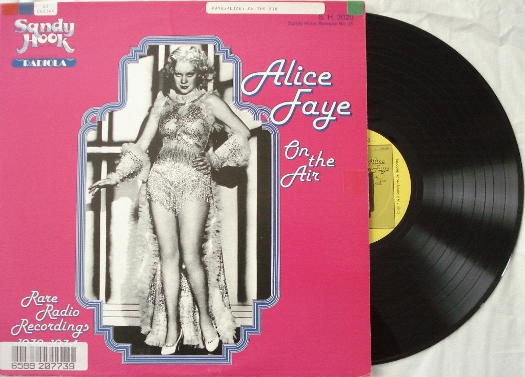Alice Faye - On the air, Cd's en Dvd's, Vinyl | Overige Vinyl, LP, Gebruikt, Ophalen of Verzenden, 12 inch