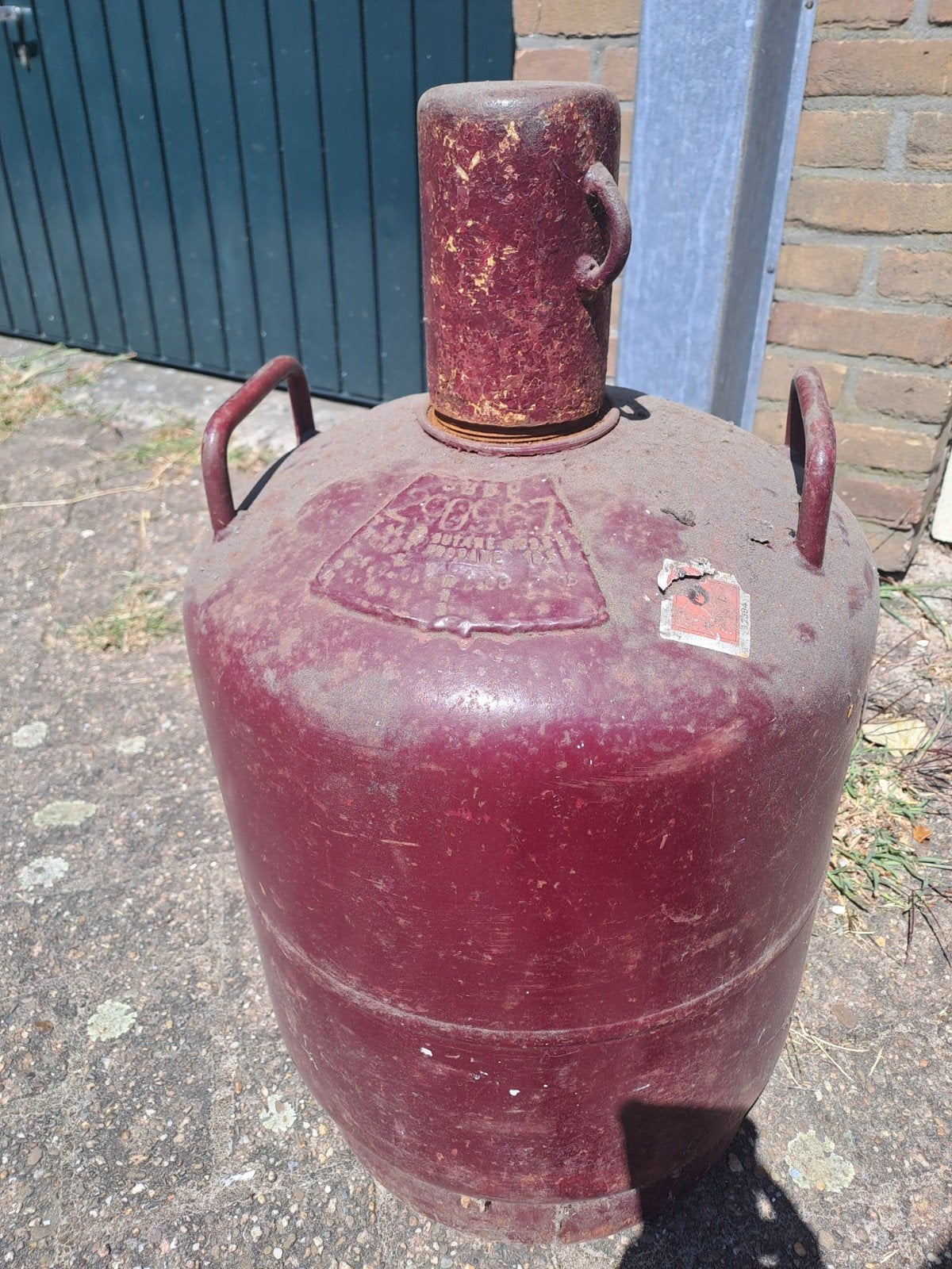 Butan gasfles - Half gevulde gasfles voor diverse toepassing, Ophalen