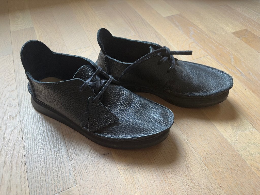 Clarks Wallabee schoenen zachte leer maat 41, Zwart, Nieuw, Clarks, Wandelschoenen