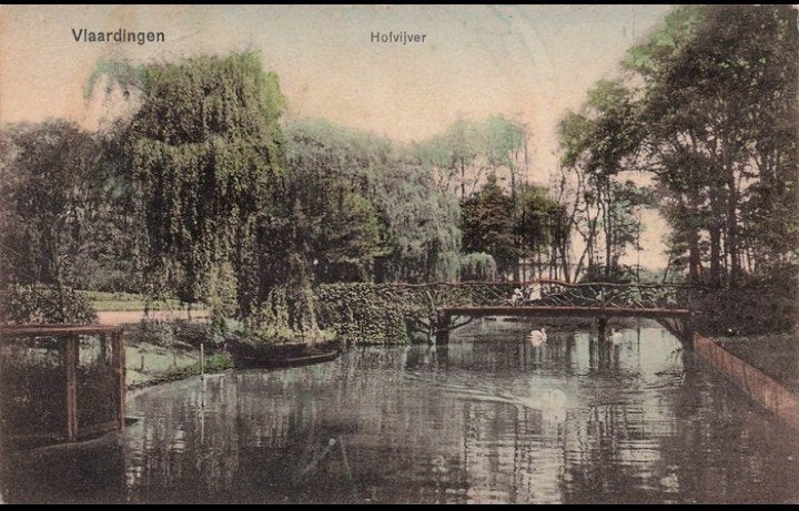 Vlaardingen Hofvijver militair gelopen in Edam, Verzamelen, Verzenden, Voor 1920, Gelopen, Zuid-Holland