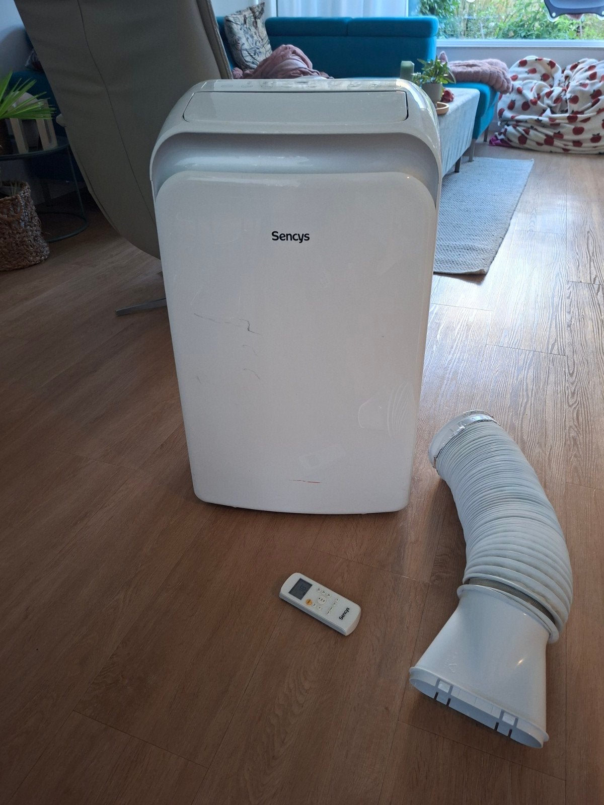 Goed werkende mobiele airco - Sencys 12000 BTU/h, Ophalen, Gebruikt, Mobiele airco, 60 tot 100 m³