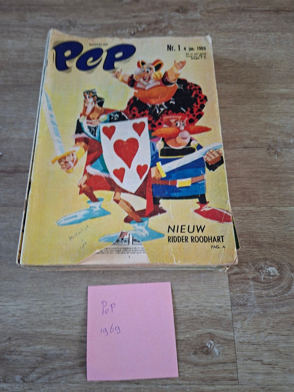 Pep jaargang 1969 niet compleet, Boeken, Meerdere stripboeken, Ophalen of Verzenden, Gelezen