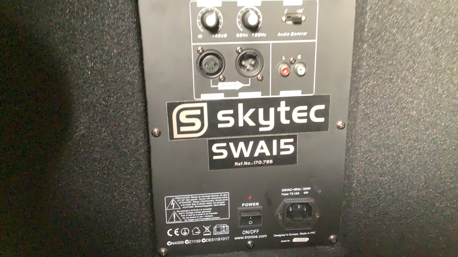Skytec subwoofers, Ophalen, Zo goed als nieuw, Audio