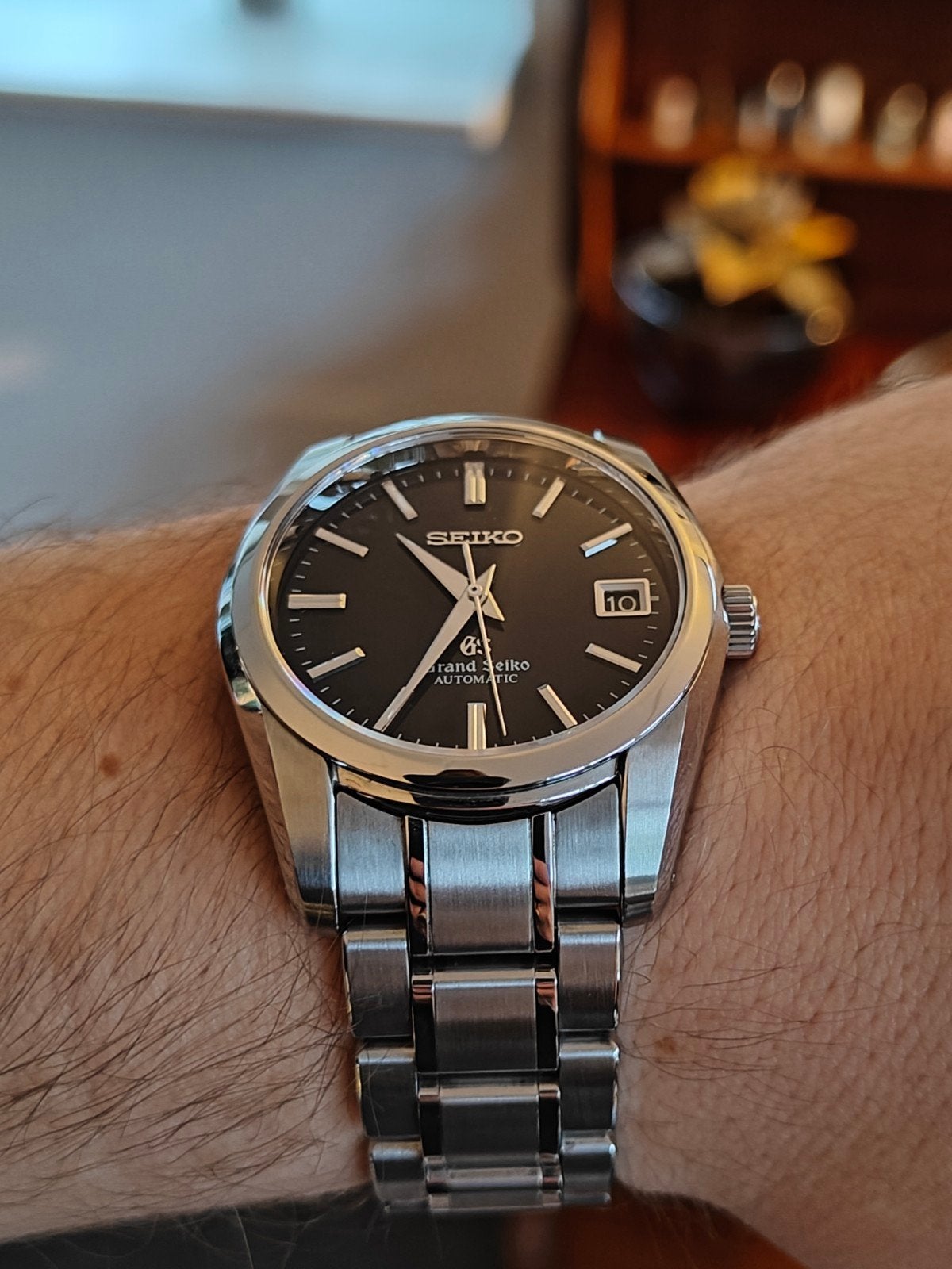 Neo-vintage Grand seiko FULL SET SBGR023, Staal, Polshorloge, Ophalen of Verzenden, Zo goed als nieuw