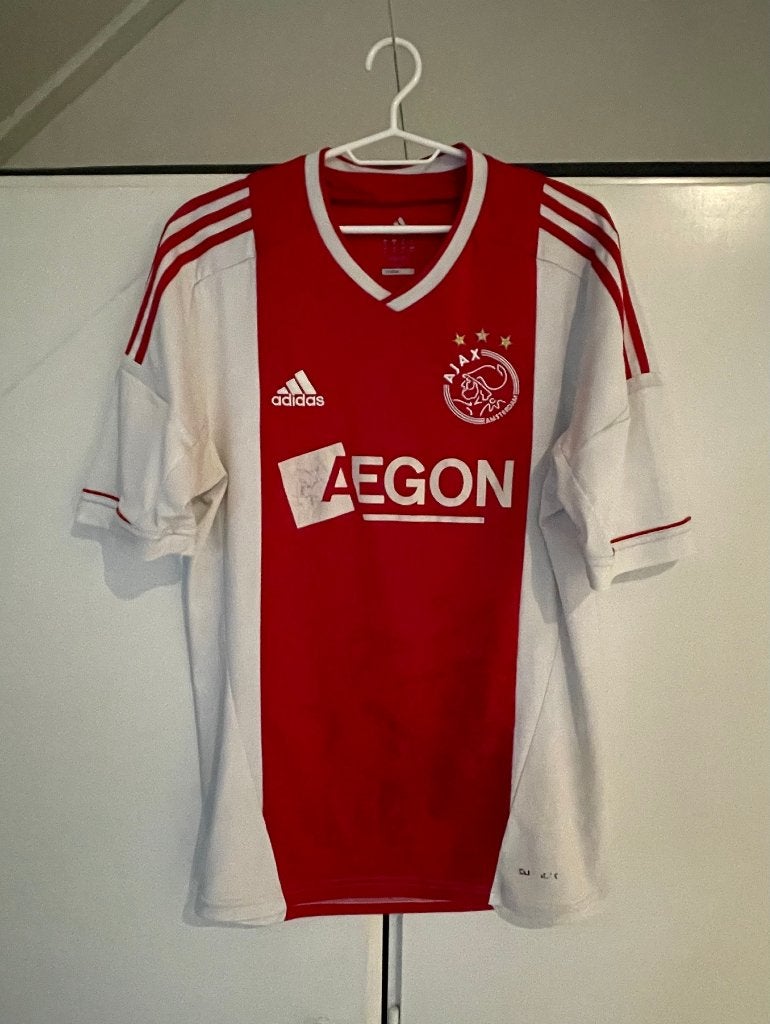Ajax thuisshirt 2012/2013 maat M, Maat M, Ophalen of Verzenden, Zo goed als nieuw, Shirt