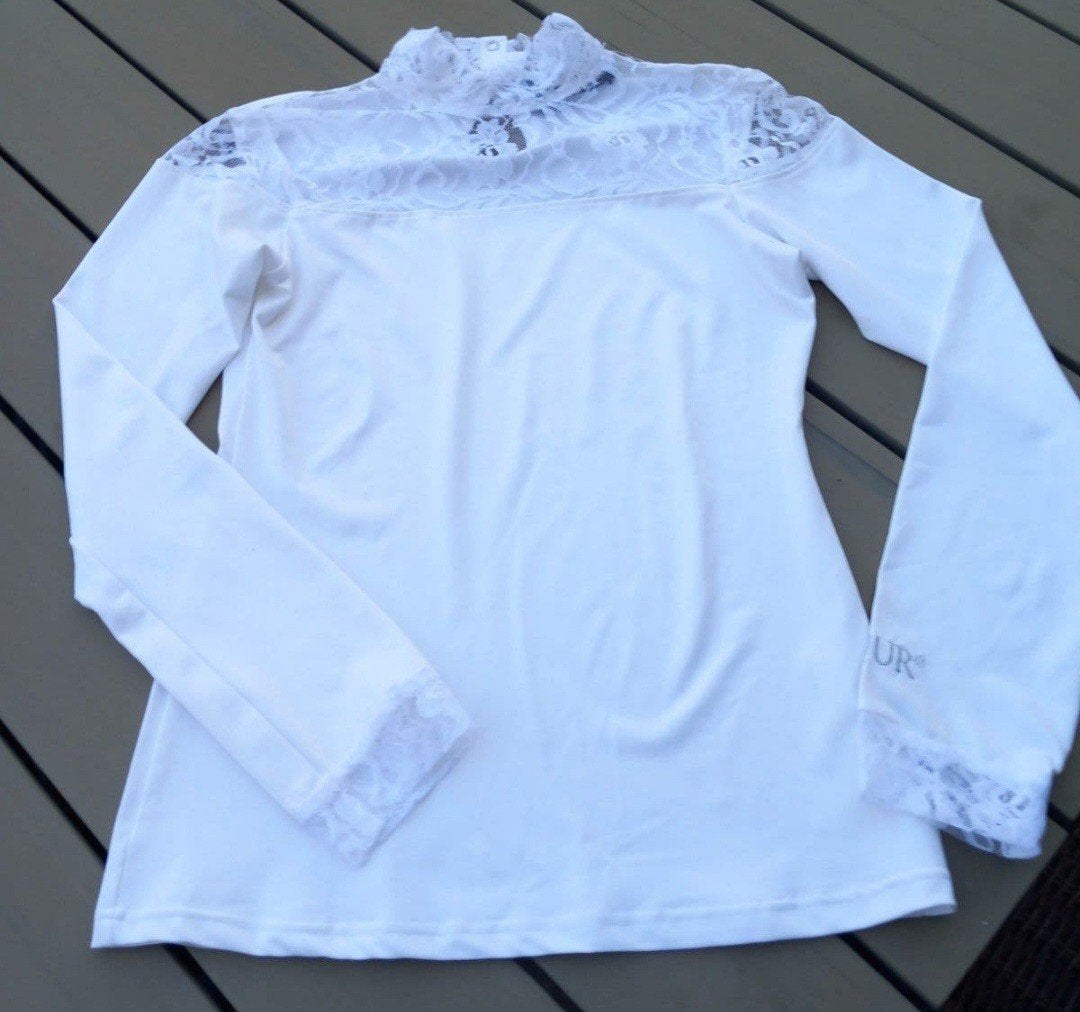 Paardrijkleding wedstrijdshirt Quur XS, Dieren en Toebehoren, Ophalen of Verzenden, Bovenkleding