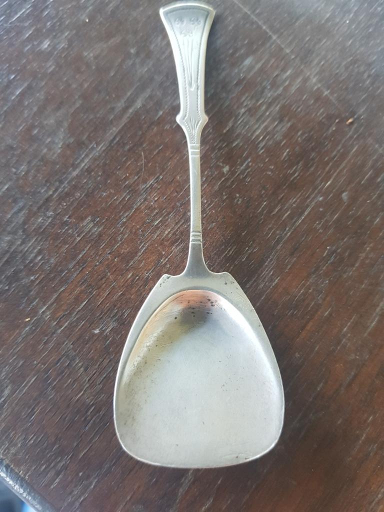 Oud zilveren lepeltje gekeurd, Ophalen of Verzenden