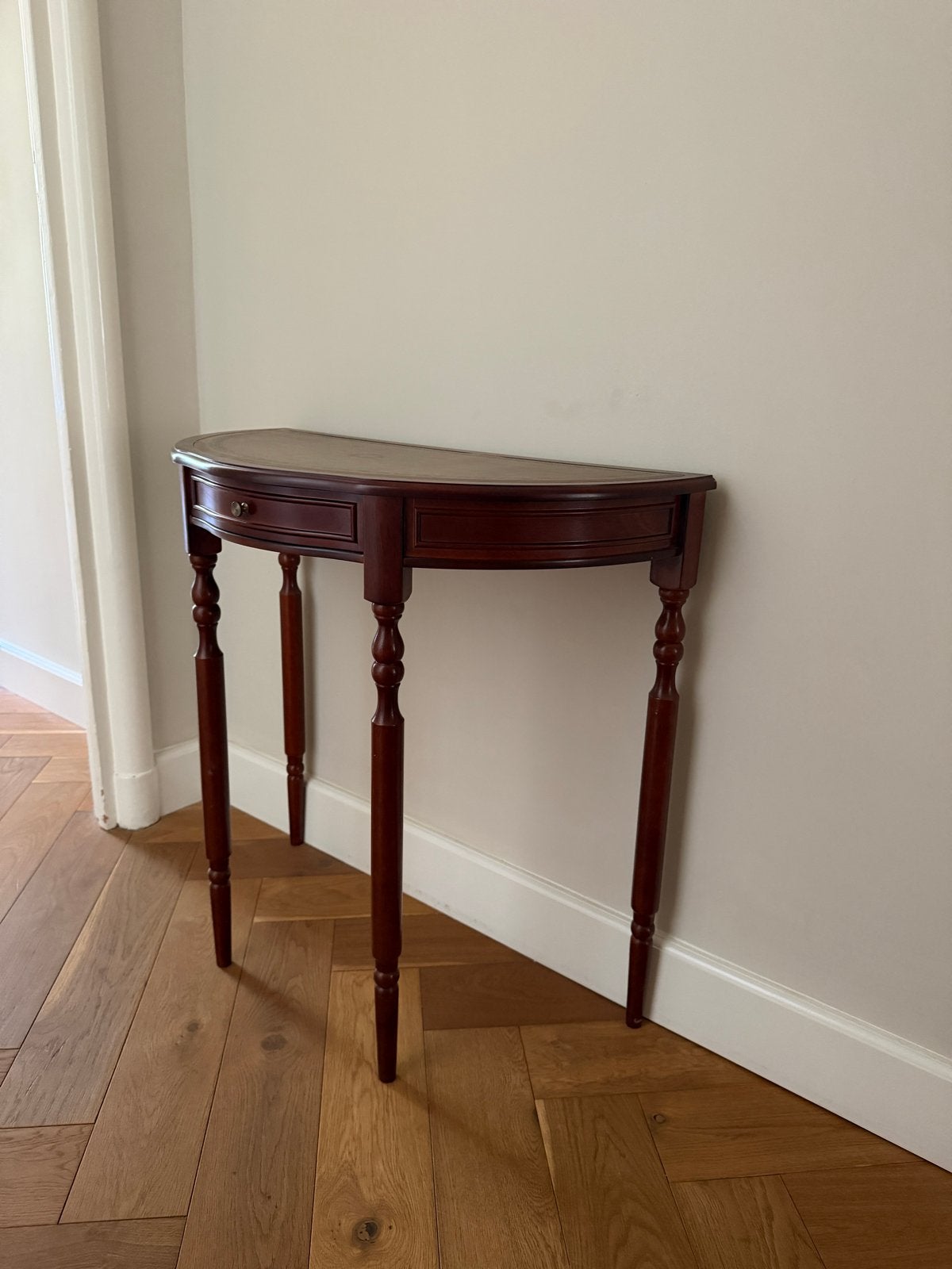 Antieke Vintage Halve Maan Console Tafel - Prachtige Staat, Antiek en Kunst, Ophalen