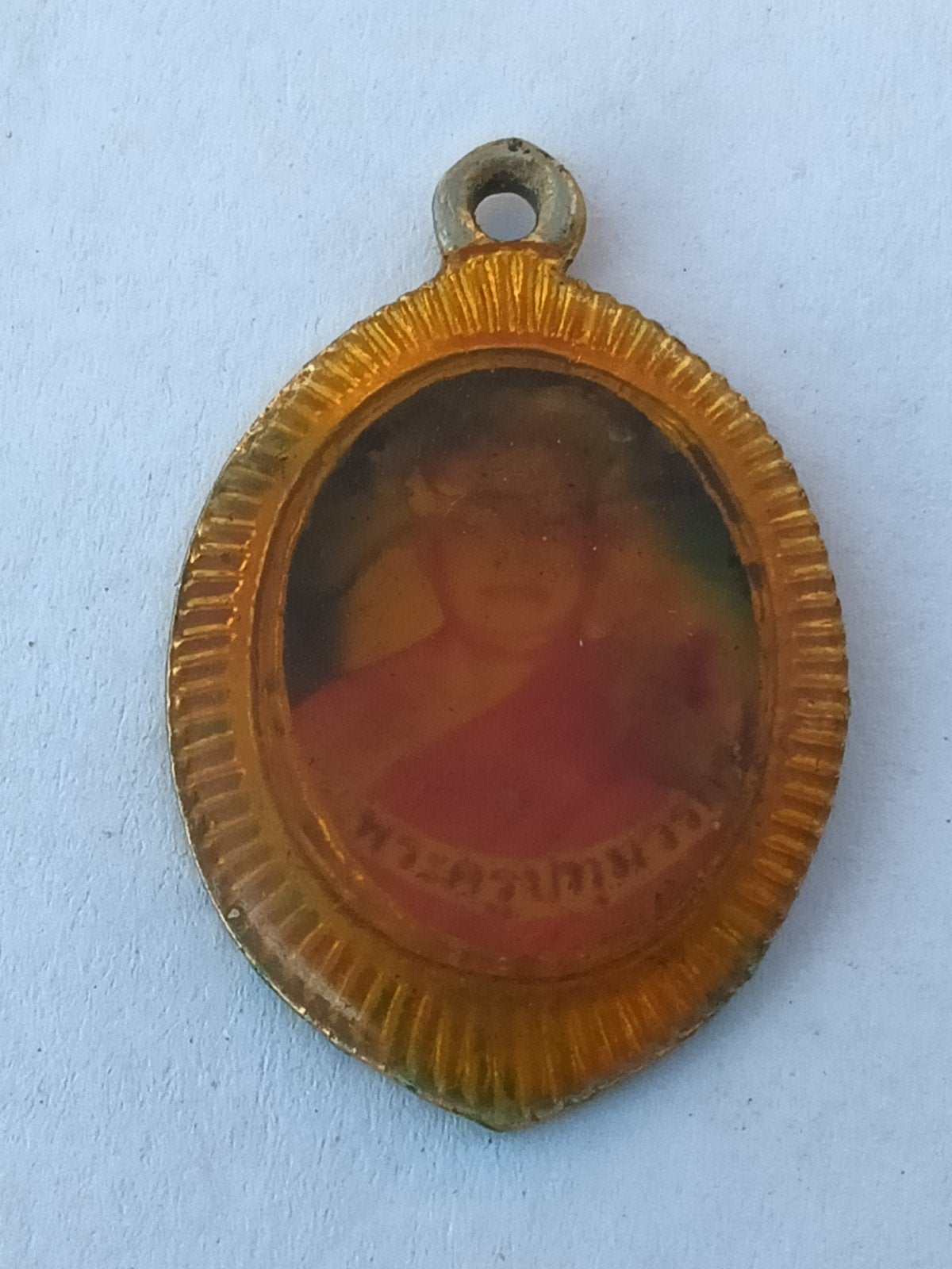 Thailand reliekschrijnen Hanger boeddhisme Boeddha kenm B20, Ophalen of Verzenden, Gebruikt, Sieraad, Boeddhisme