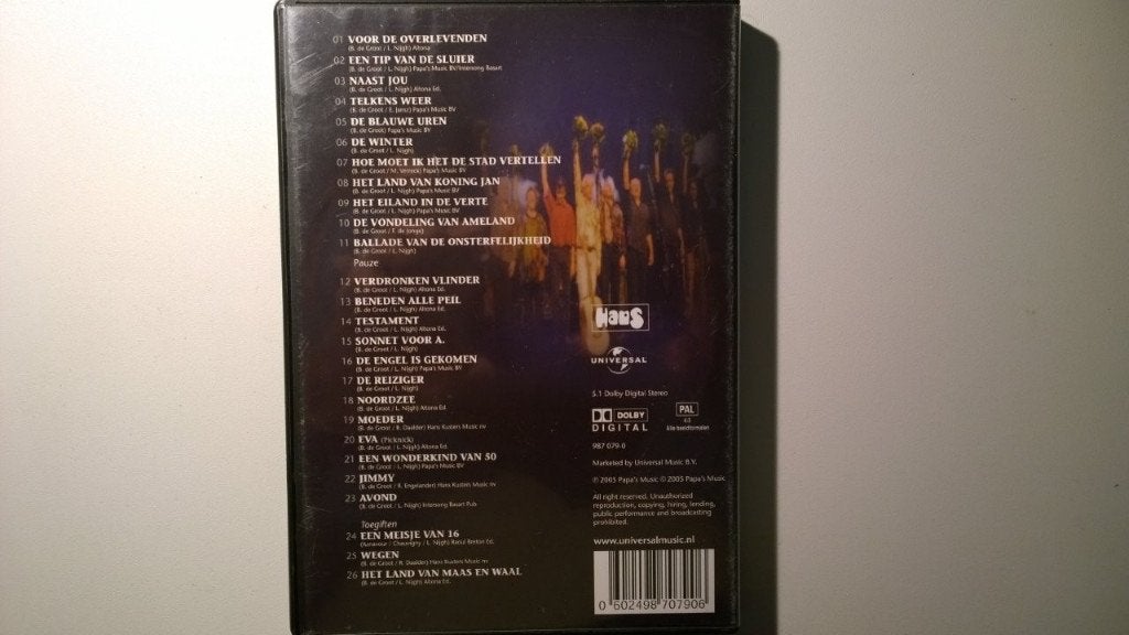 Boudewijn de Groot - Eeuwige Jeugd Jubileumtour (DVD), Alle leeftijden, Ophalen of Verzenden, Zo goed als nieuw, Concert