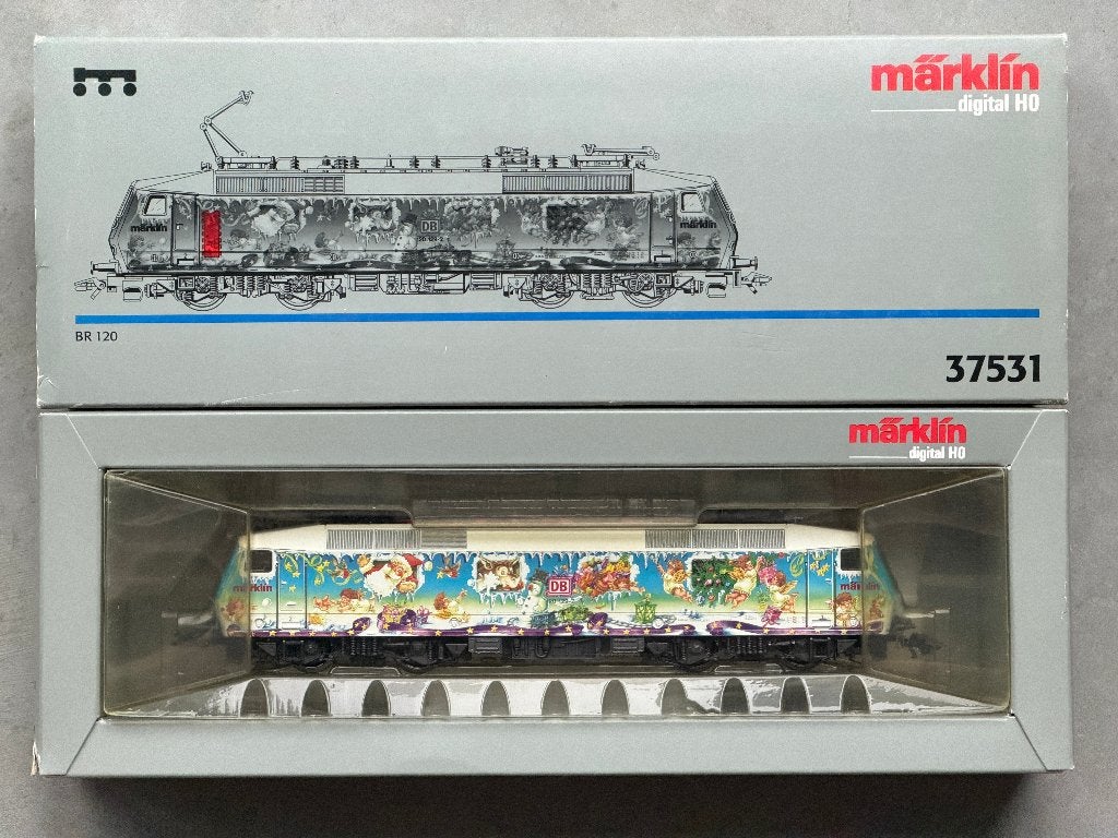 NIEUW Märklin H0 37531 BR 120 Elek. Kerst Locomotief In Doos, Ophalen, Wisselstroom, Locomotief, Nieuw