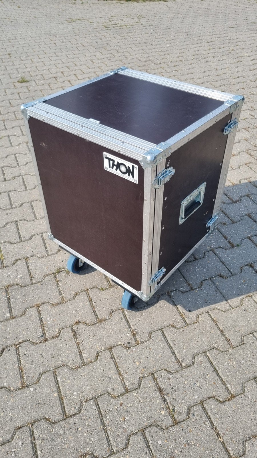 19" zenderrack op wielen, Ophalen, Gebruikt, Overige instrumenten, Flightcase