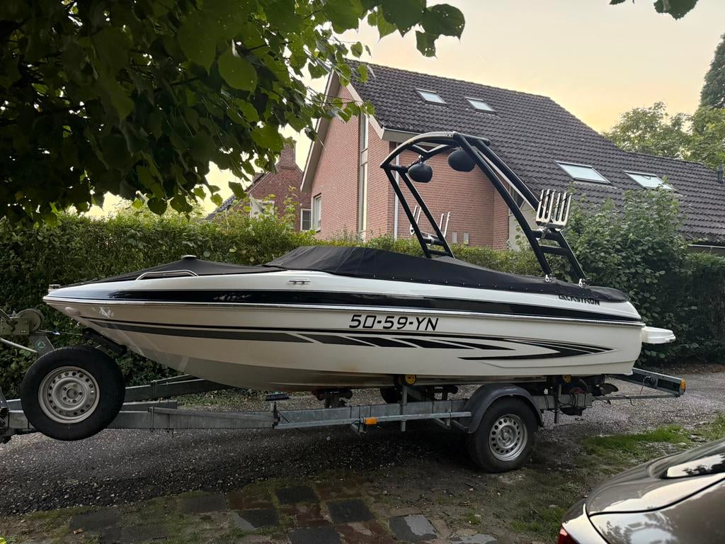 Glastron GT 185 speedboot 2008 Incl. Kalf trailer, Watersport en Boten, Speedboten, Ophalen, Gebruikt, Binnenboordmotor, 120 tot 200 pk