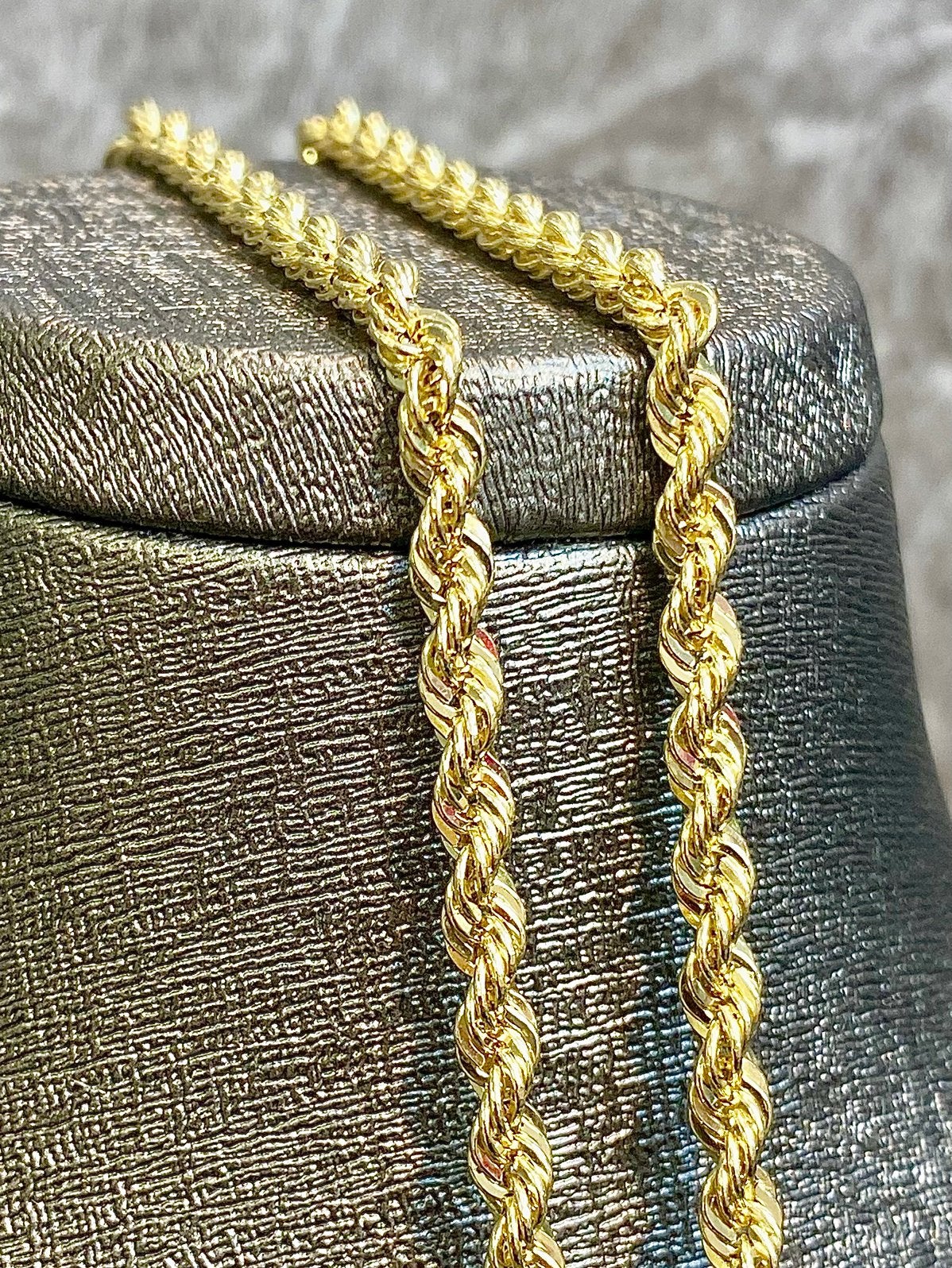 14k Gouden Rope Ketting, Ophalen of Verzenden, Nieuw, Goud