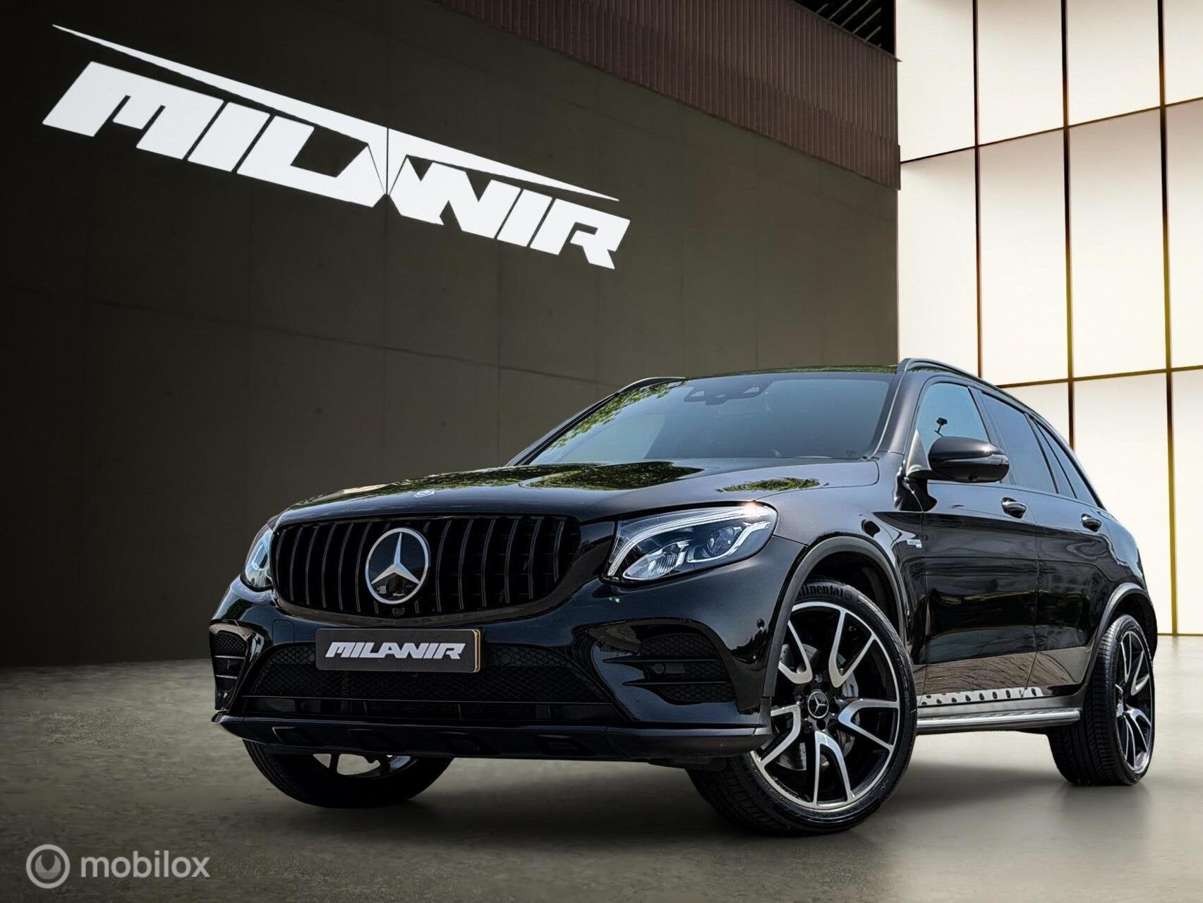 Mercedes GLC-klasse AMG 43 4MATIC |Pano|Memory|Carbon|Burmes, Auto's, Automaat, Gebruikt, 367 pk, Leder