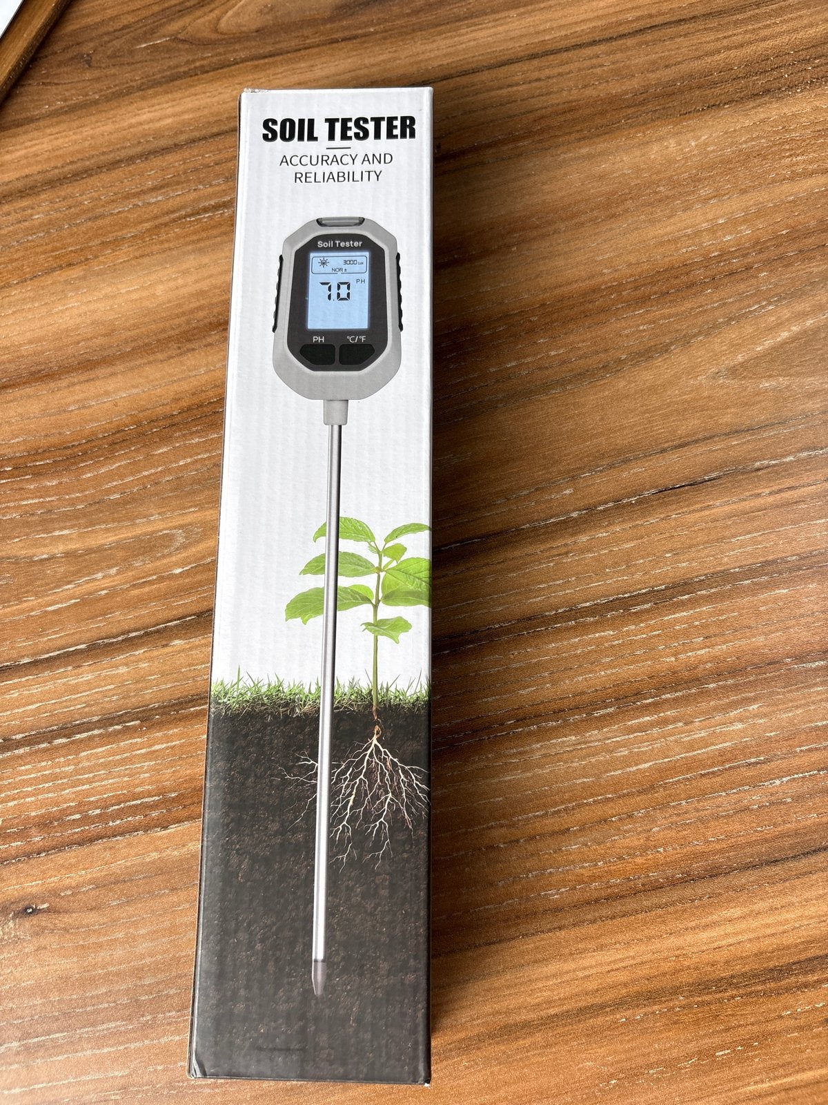Bodemtester voor pH, vochtigheid en temperatuur, Ophalen of Verzenden, Nieuw