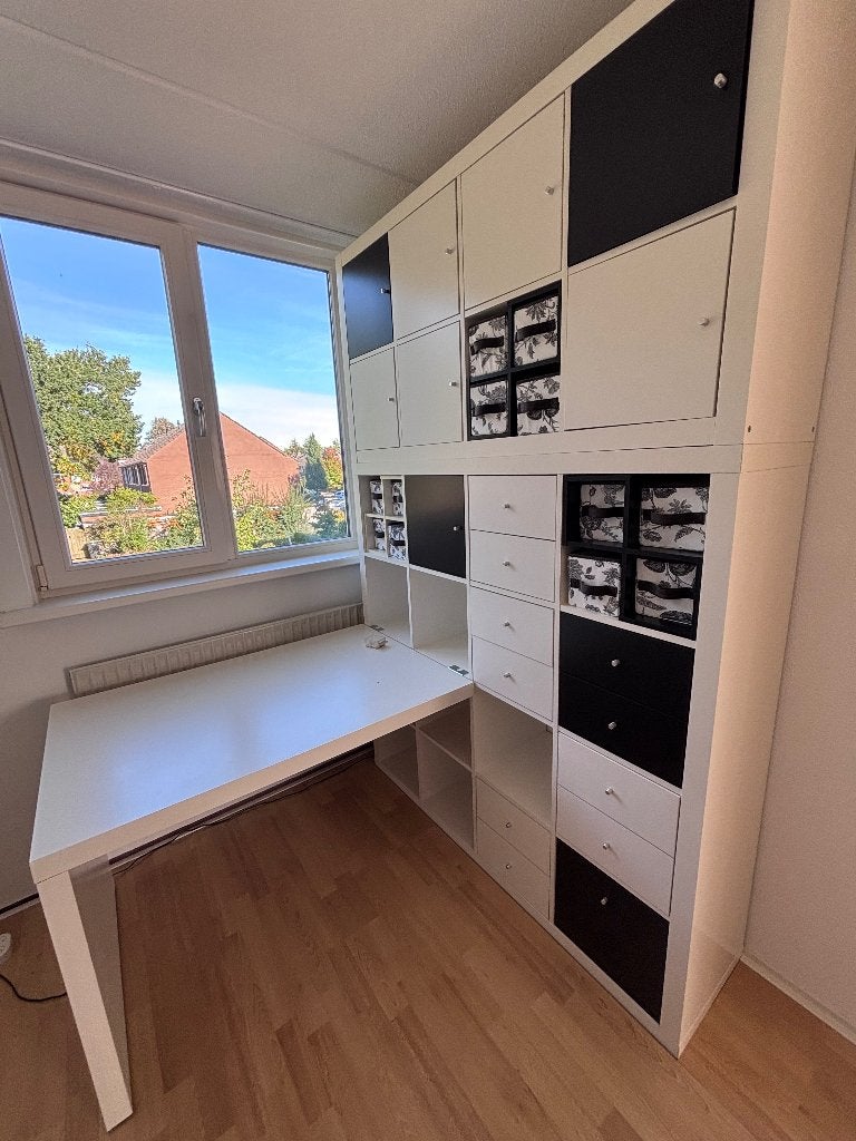 GRATIS Ikea Expedit/Kallax bureau kast, Ophalen, Gebruikt, 50 tot 100 cm, Minder dan 100 cm
