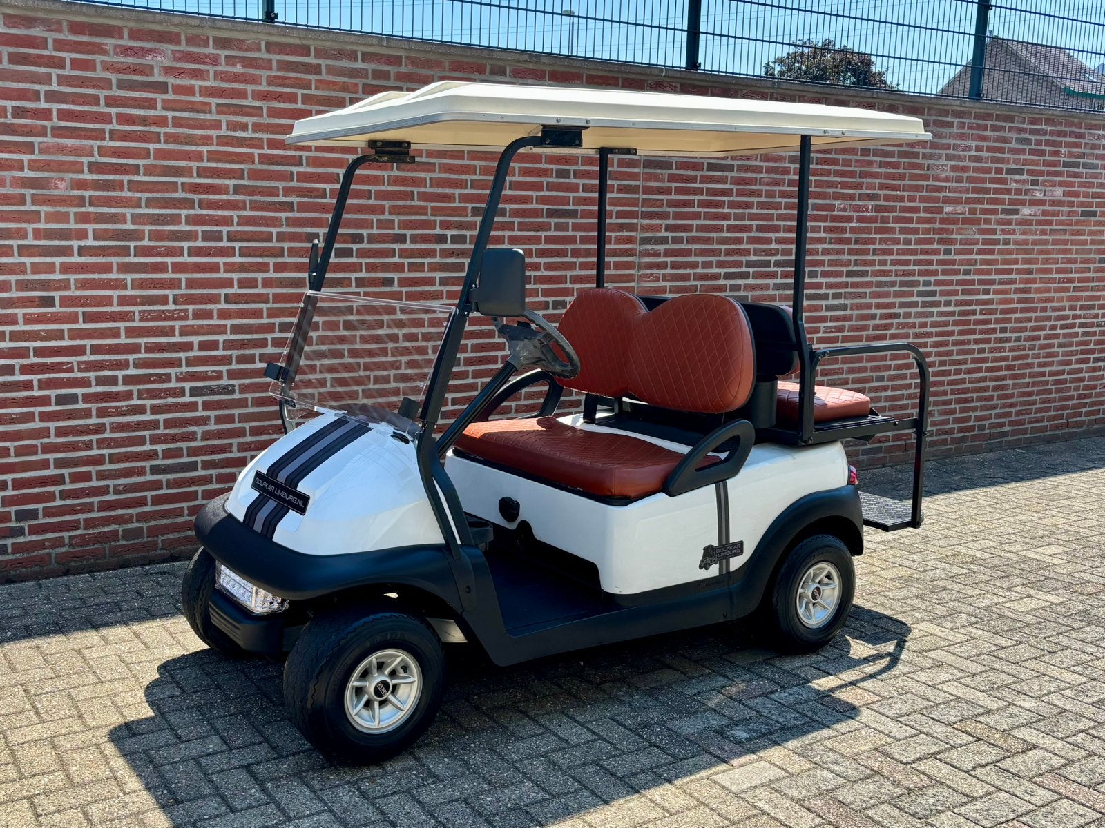 Prachtige Elektrische 4P Golfkar met Nieuwe Lithium accu!!, Sport en Fitness, Golf, Ophalen of Verzenden, Zo goed als nieuw, Golfkar