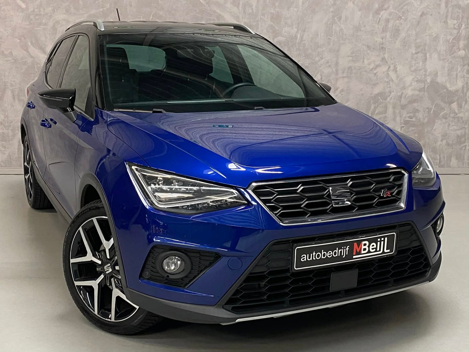 Seat Arona 1.0 TSI FR /Camera /Trekhaak /Dodehoek /Stoelverw, Auto's, Automatische klimaatregeling, Gebruikt, Blauw, 116 pk
