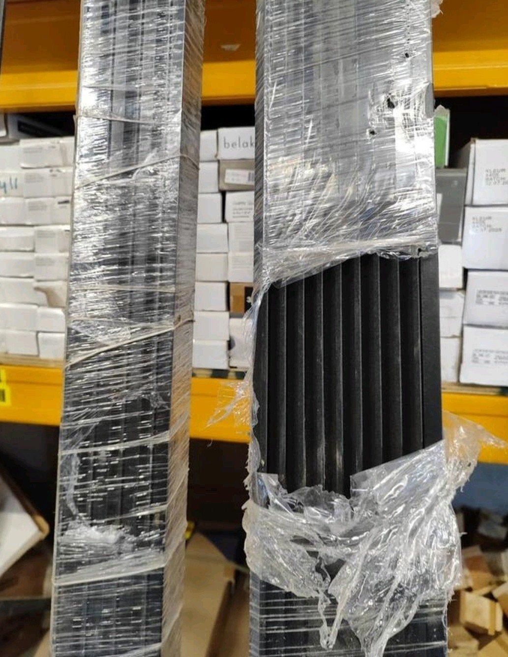 Plinten rall 9005 7cm hoog 12mm dik 2.40 lang 19 lengtes, Ophalen