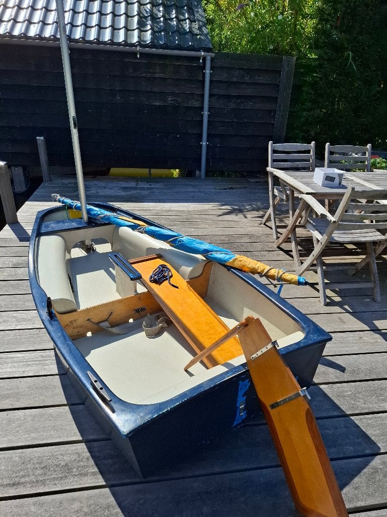 Kleine zeilboot met mast en zeil Optimist, Ophalen, Gebruikt, Tuigage en Masten, Zeilboot