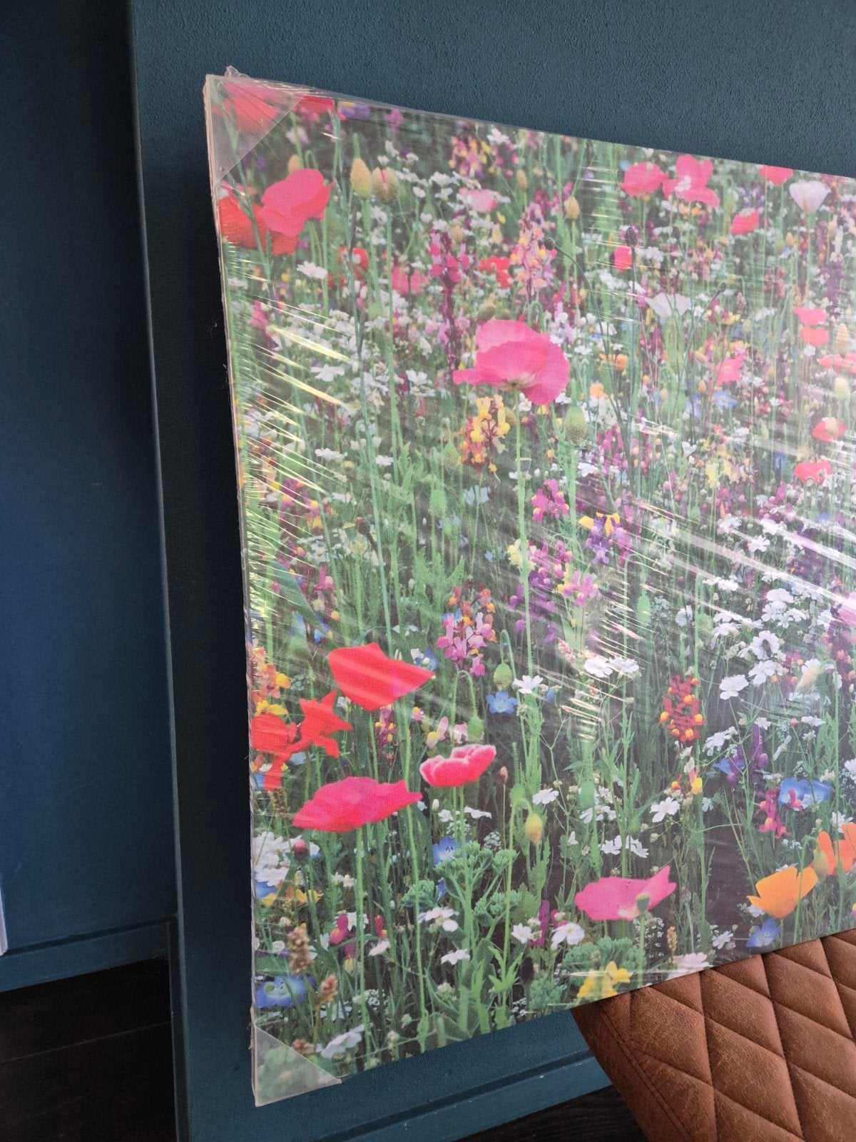 Canvas doek Bloemenweide IKEA Pjatteryd 78,5 x 117,5, Ophalen, Nieuw, Print, 100 tot 125 cm