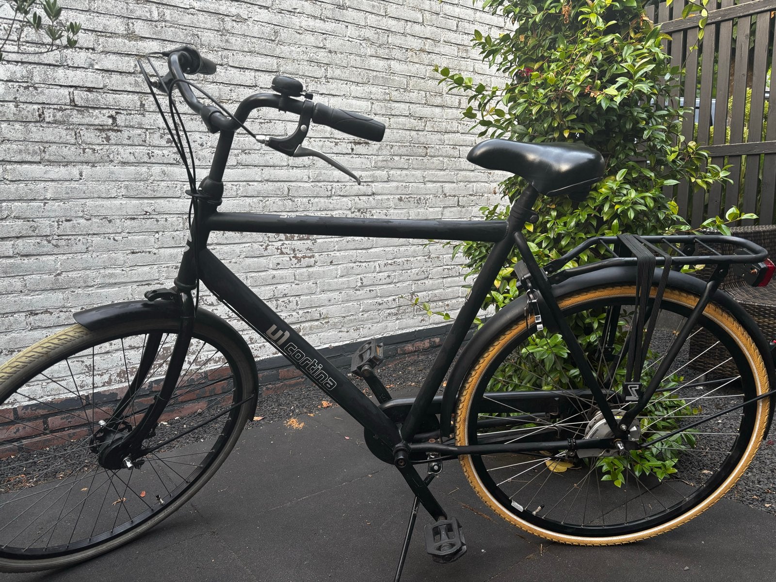 Cortina U1 Pure Herenfiets 3-versnellingen - Zwart, Gebruikt, Ophalen, Gebruikt, Overige merken, Versnellingen