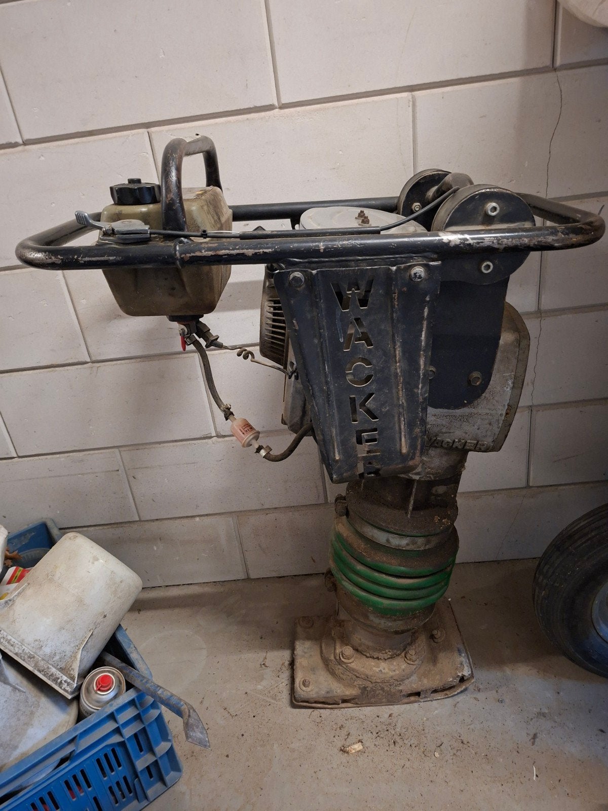 Wacker Stamper - Trilstamper voor verdichting, Ophalen, Gebruikt