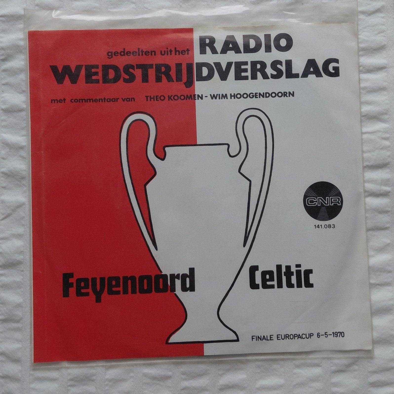 LP; single; grammofoonplaat Feyenoord-Celtic 1970, Cd's en Dvd's, Vinyl Singles, Ophalen of Verzenden