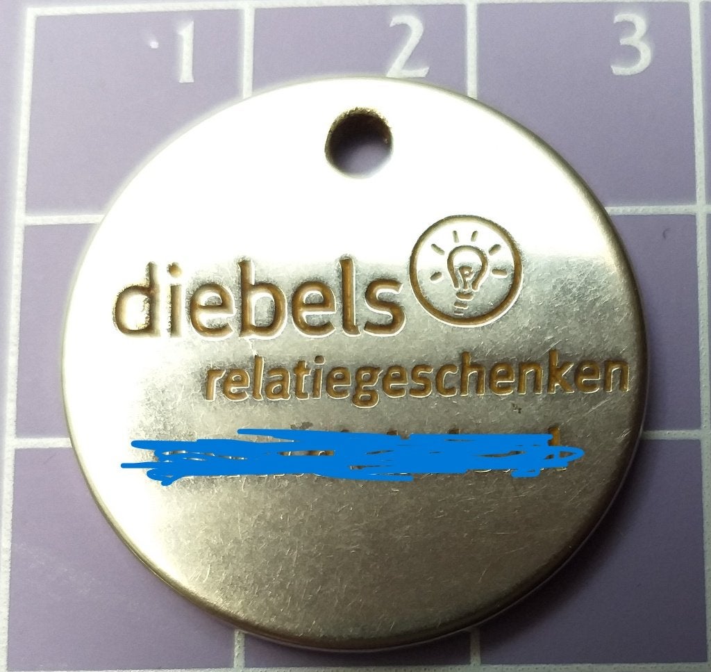 Winkelwagenmunt diebels-de scheg., Ophalen of Verzenden