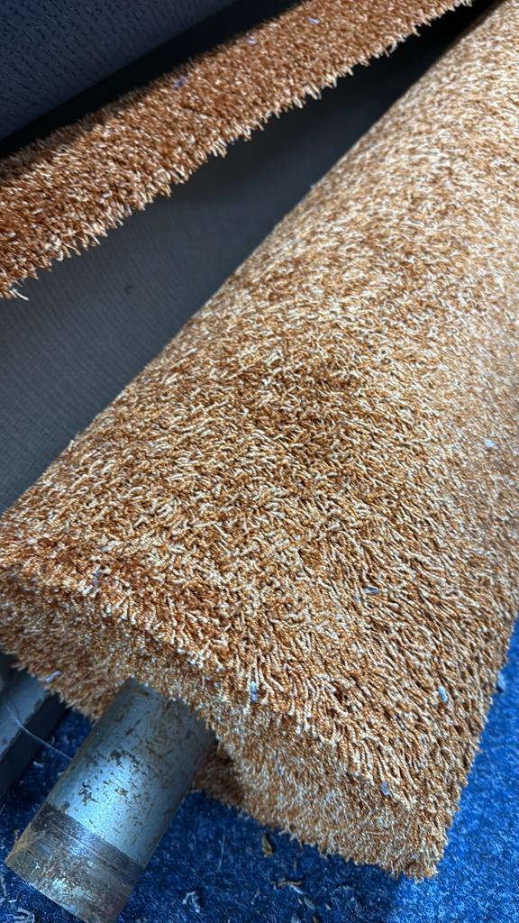 ‼️coupon oranje tapijt 12,50x4m restpartij vloerbedekking‼️, Ophalen of Verzenden, Nieuw, Tapijt