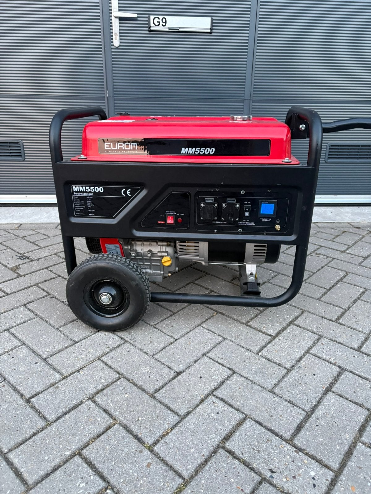 Eurom MM5500 Benzine Aggregaat, Doe-het-zelf en Verbouw, Ophalen of Verzenden, Zo goed als nieuw