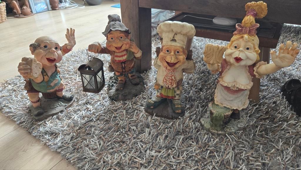 4x Laaf collecties van efteling groot laaf, Verzamelen, Efteling, Ophalen, Gebruikt, Beeldje of Poppetje